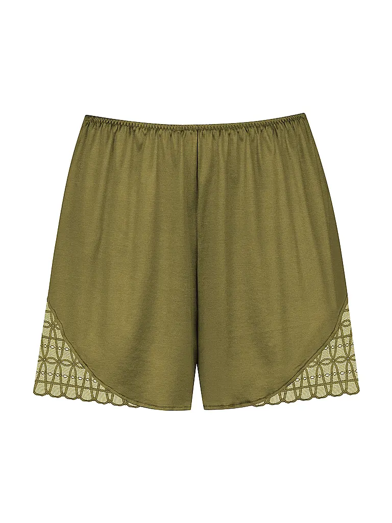 MEY | Pyjamashorts TEMPTATION golden fern | Olive