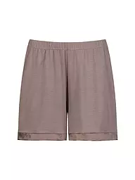 MEY | Pyjamashorts | hellbraun