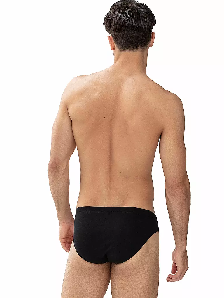 MEY | Slip CASUAL COTTON schwarz | schwarz