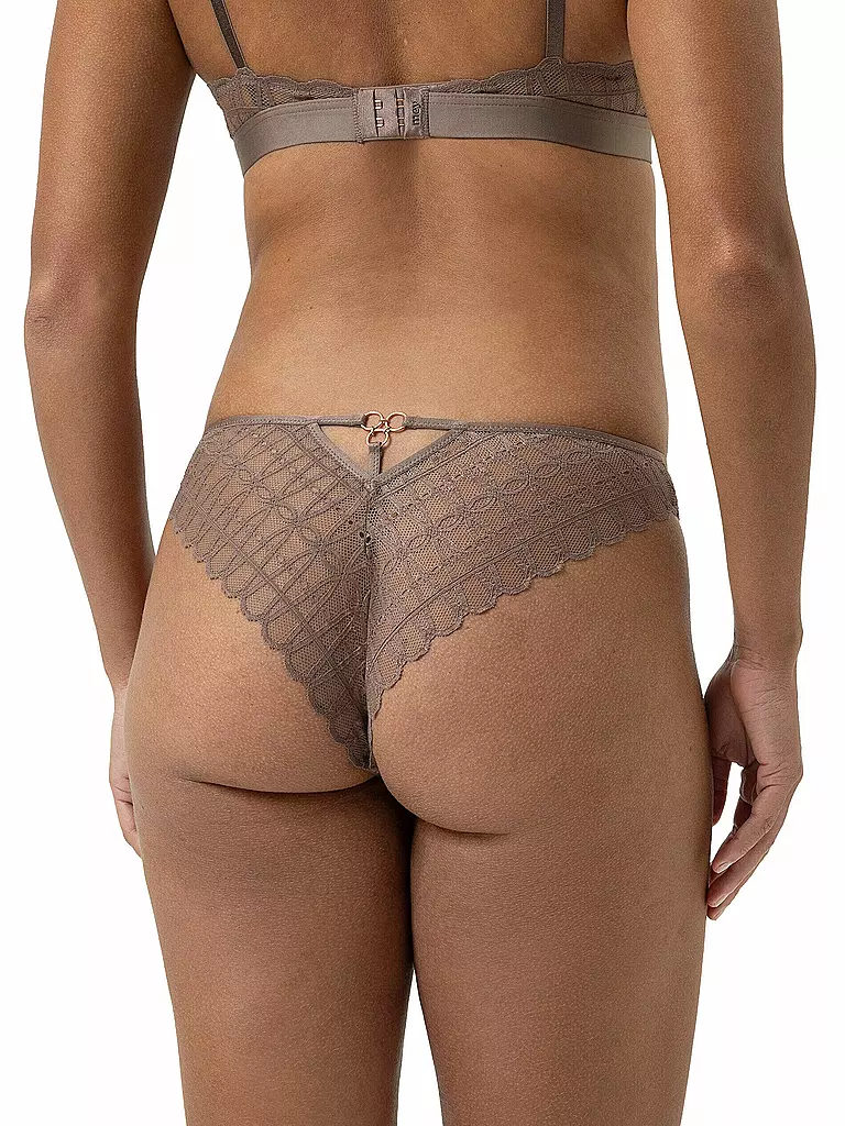 MEY | Slip POETRY TEMPTATION milk n coffee | grau