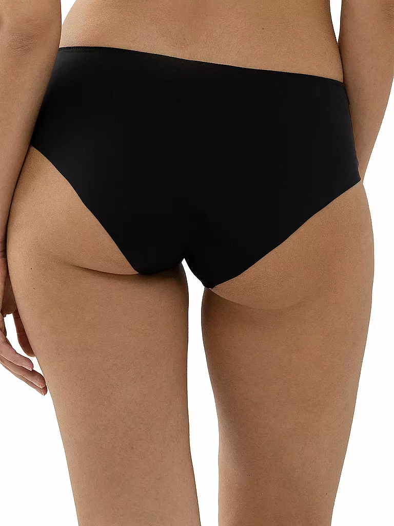 MEY | Slip schwarz | rosa