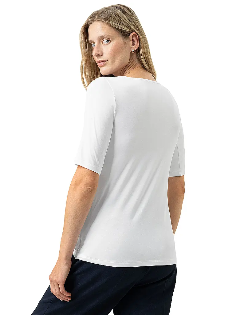 MEY | T-Shirt BLAZERSHIRT weiss | 