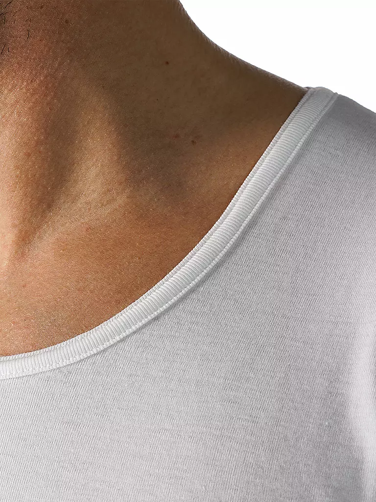 MEY | T-Shirt CASUAL COTTON weiss | 