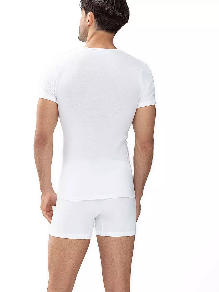 MEY | T-Shirt CASUAL COTTON weiss | 
