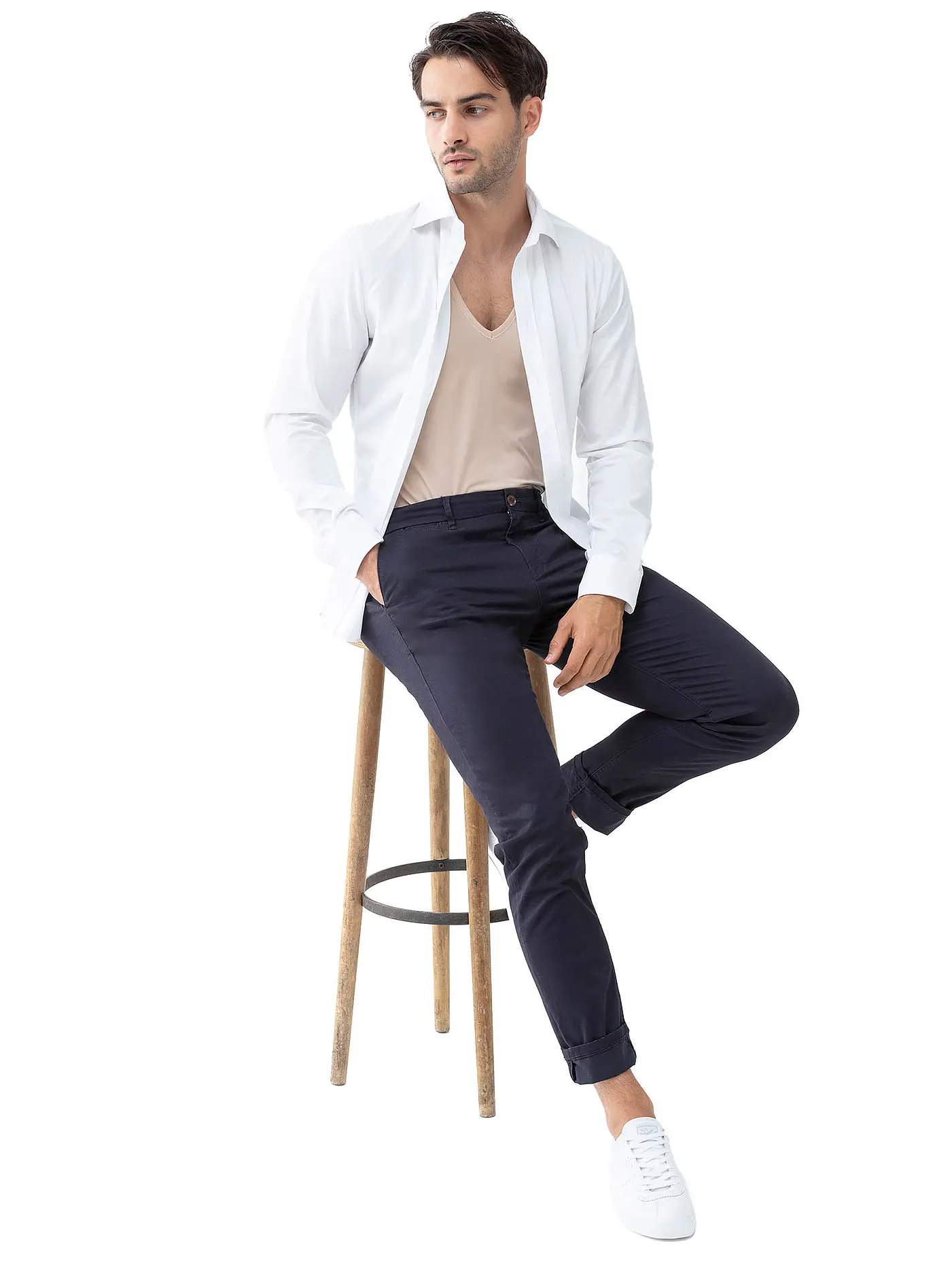 MEY | T-Shirt DRY COTTON light skin | beige