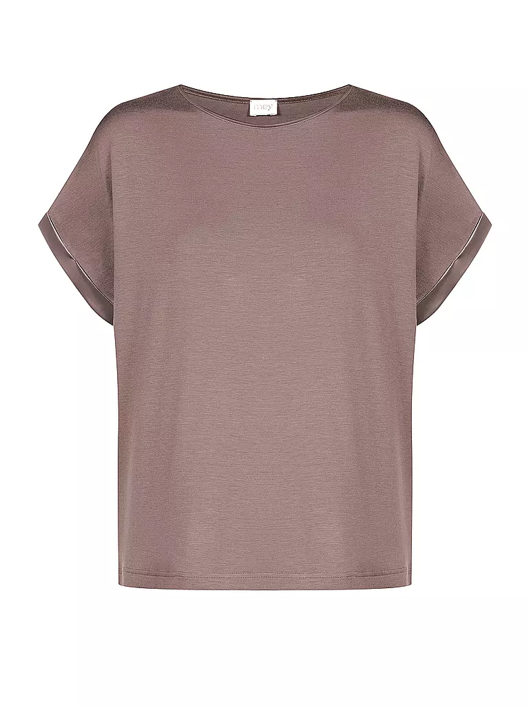MEY | T-Shirt PURE CHIC | hellbraun