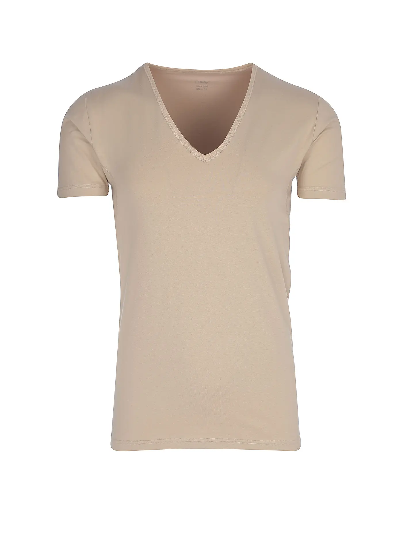 MEY | T-Shirt Slim Fit DRY COTTON weiss | beige