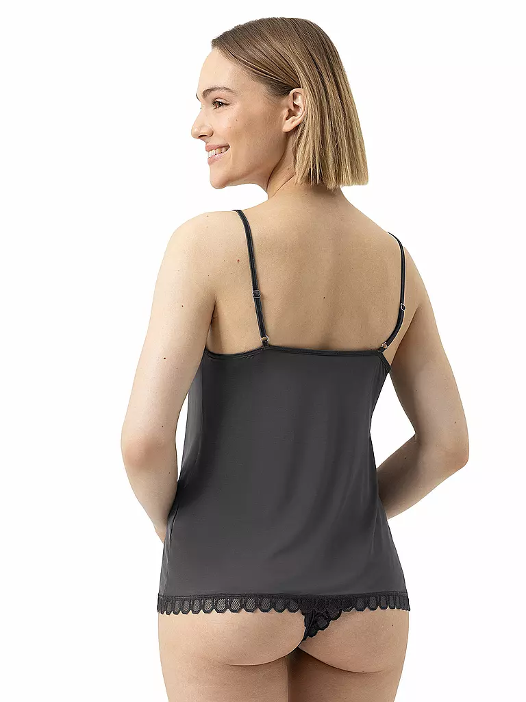 MEY | Top - Camisole POETRY TEMPTATION thunder grey | hellbraun