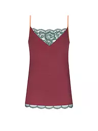 MEY | Top - Unterhemd CAMISOLE POETRY VOGUE schwarz | dunkelrot