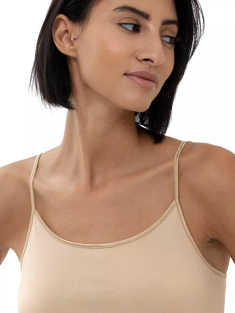 MEY | Top - Unterhemd EMOTION cream tan | beere