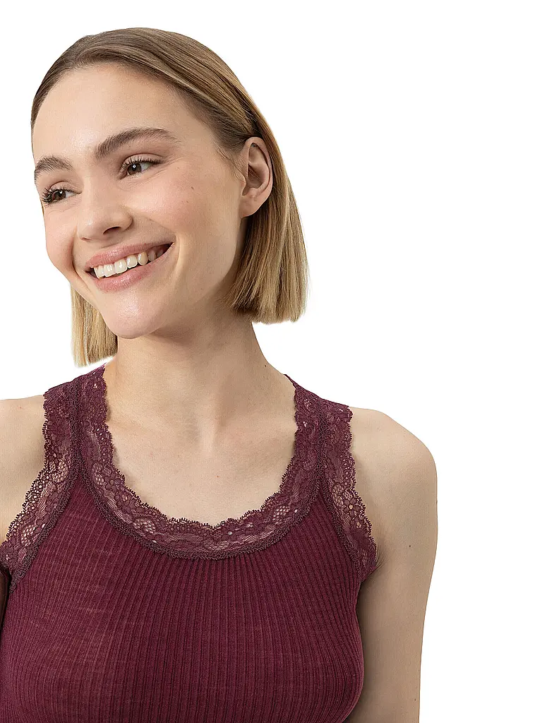 MEY | Top - Unterhemd WOOL EXPRESSIVE | beere
