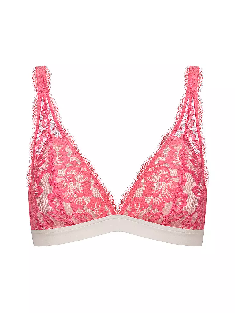 MEY | Triangle BH POETRY VOUGE parrot pink | koralle