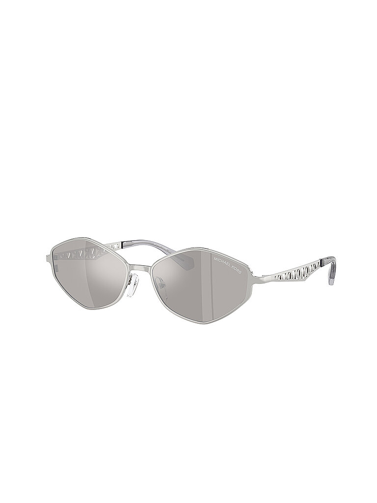 Michael Kors Damen Michael Kors MK1181 GOLD COAST 18936G Sonnenbrillen Metall Silber Silber Geometrisch Spiegel