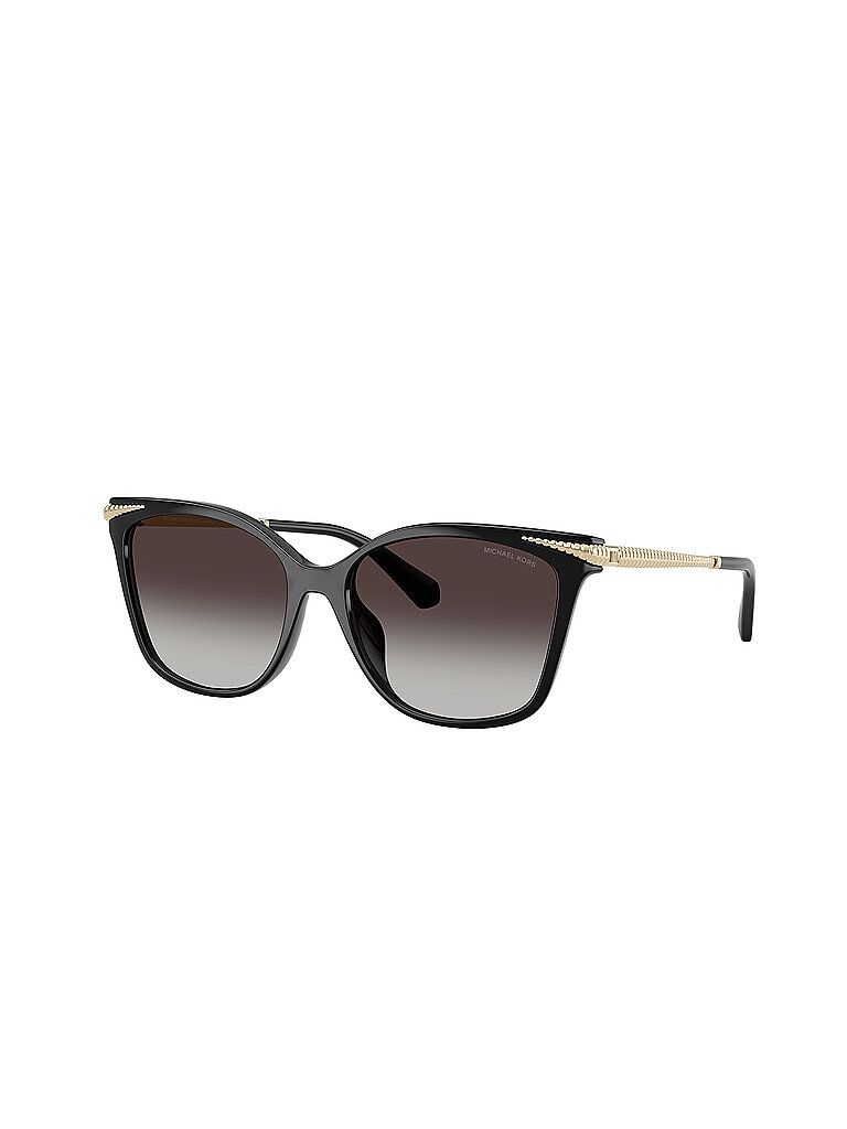 Michael Kors Damen Michael Kors MK2295U ANDERMATT 30058G Sonnenbrillen Injiziert Schwarz Grau Quadratisch Normal Nuanciert