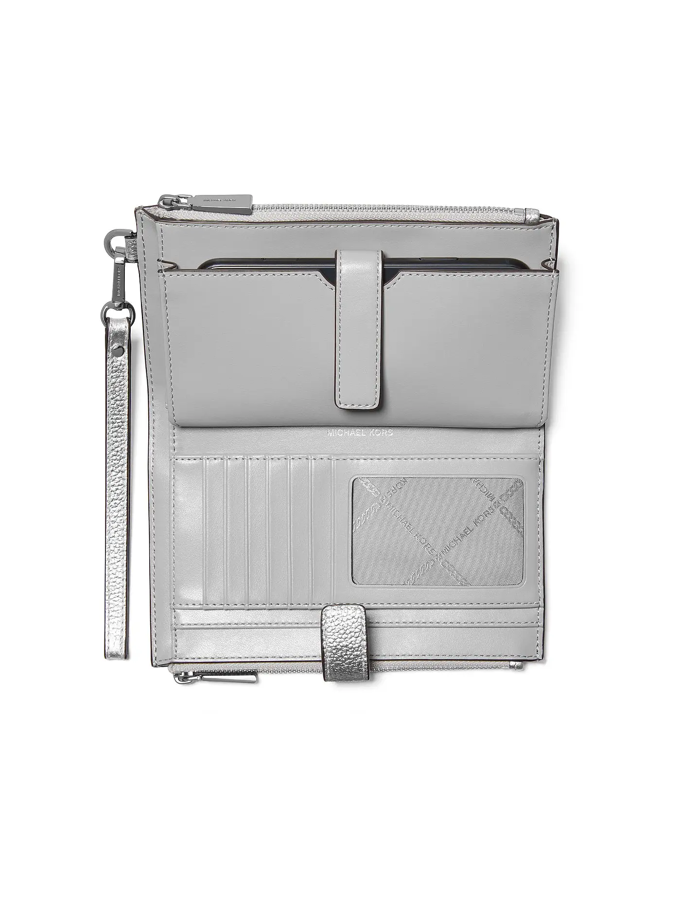 MICHAEL KORS | Geldbörse JET SET | silber