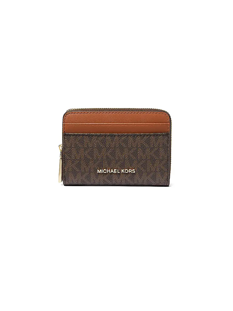MICHAEL KORS | Kartenetui JET SET  | camel