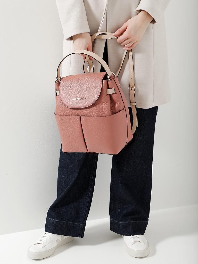 MICHAEL KORS LederRucksack "Bedford" L rosa