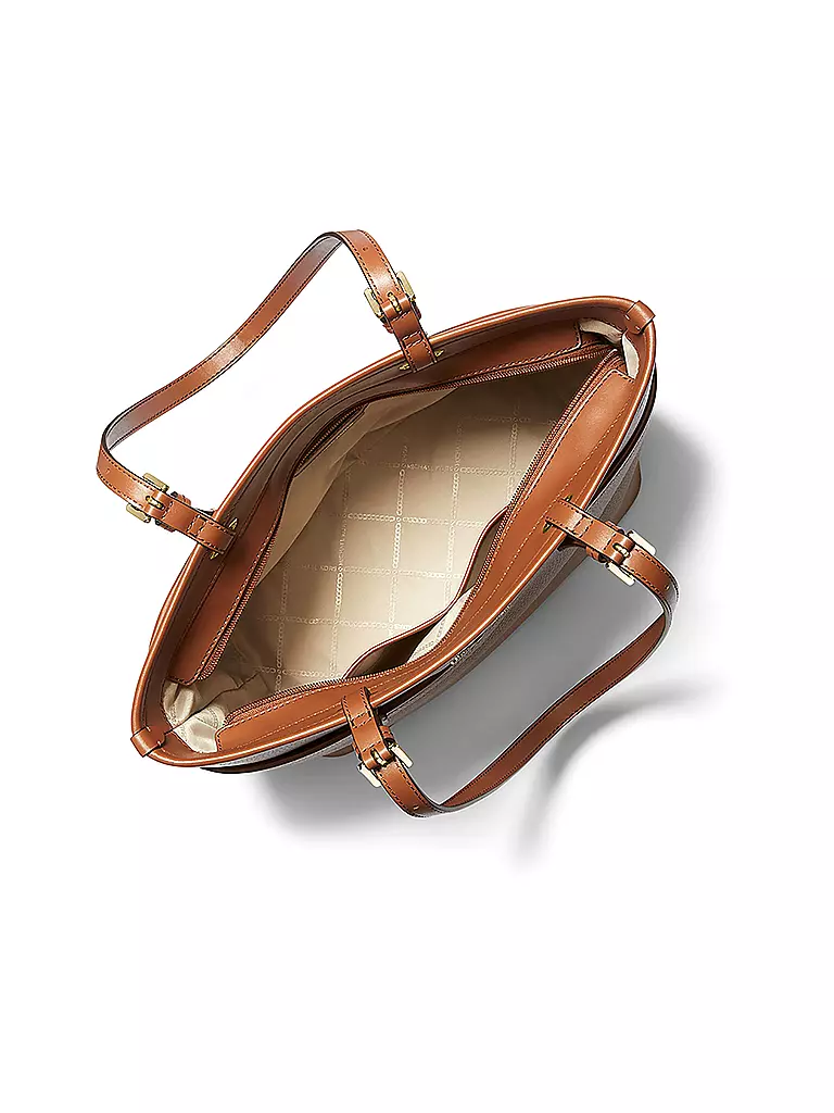 MICHAEL KORS | Ledertasche  - Shopper WINSTON Medium | dunkelgrün