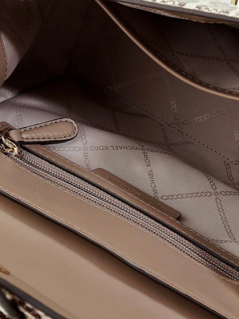 MICHAEL KORS | Ledertasche - Henkeltasche "Bleecker" | creme