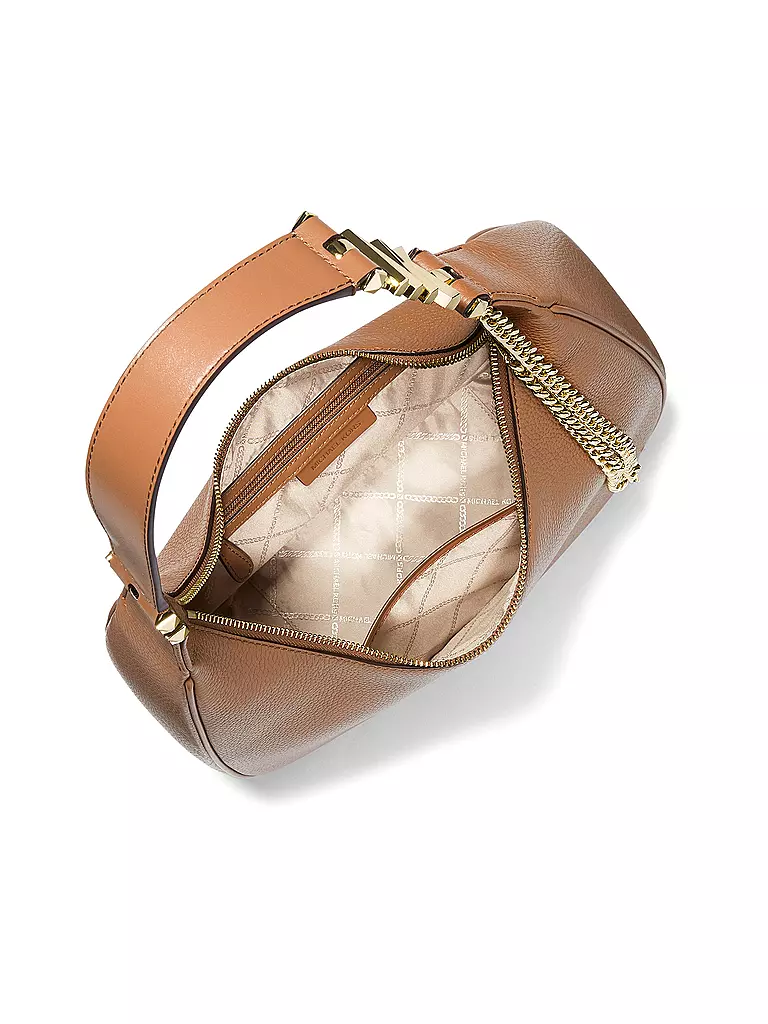 MICHAEL KORS | Ledertasche - Hobo Bag PIPER Large | dunkelgrün