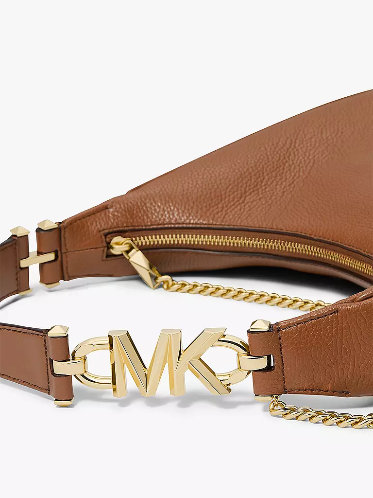 MICHAEL KORS | Ledertasche - Hobo Bag PIPER Large | dunkelgrün