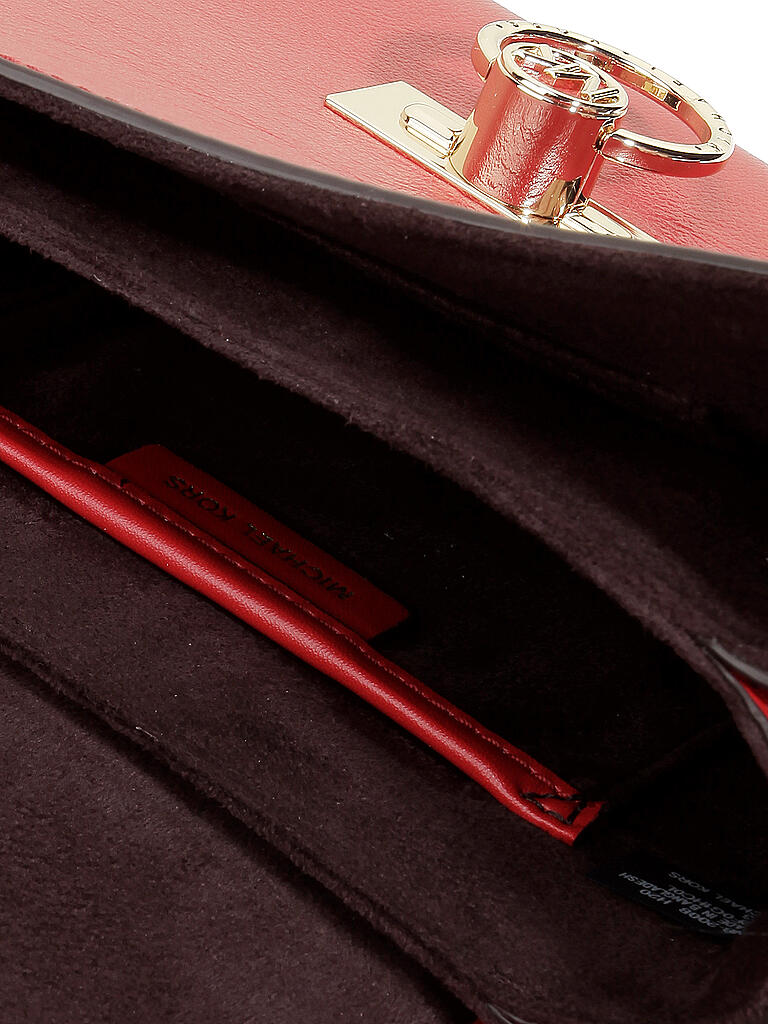 MICHAEL KORS | Ledertasche - Minibag " Hendrix " | rot