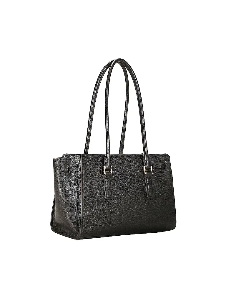 MICHAEL KORS | Ledertasche - Schultertasche HAMILTON | braun