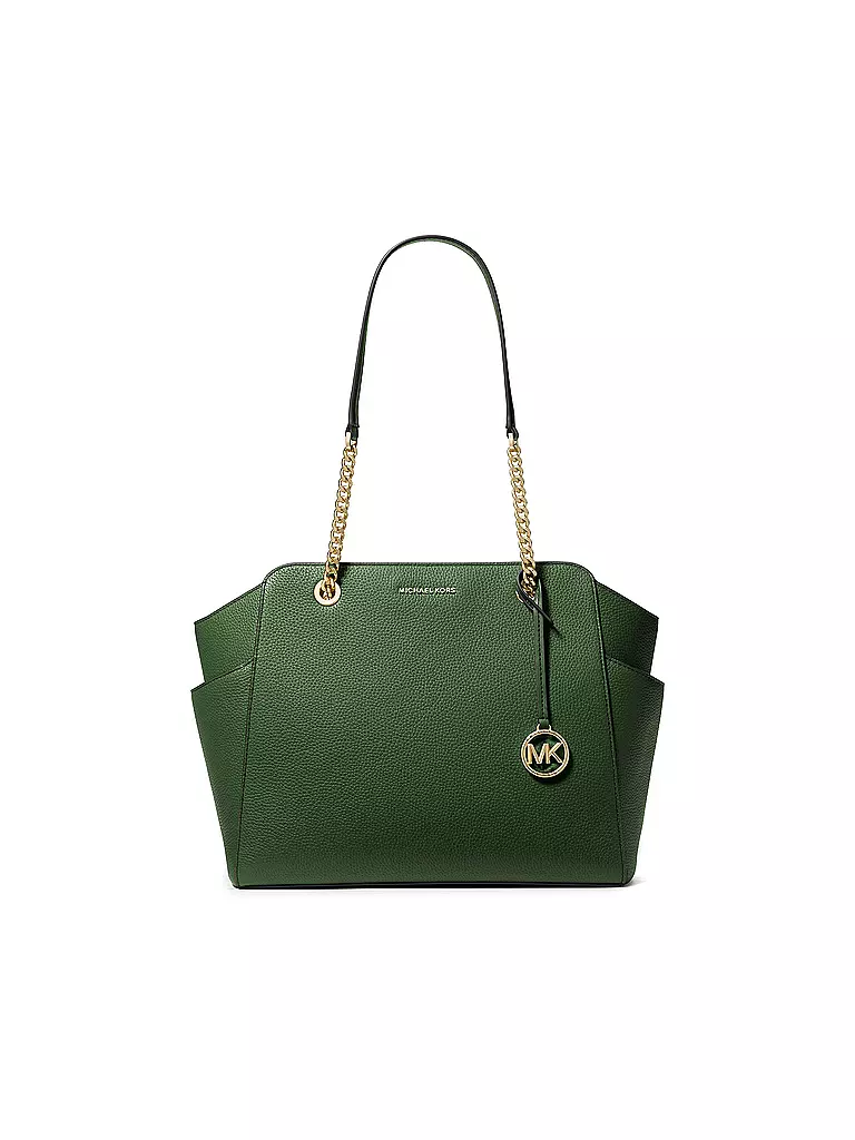 MICHAEL KORS | Ledertasche - Shopper JACQUELYN | dunkelgrün