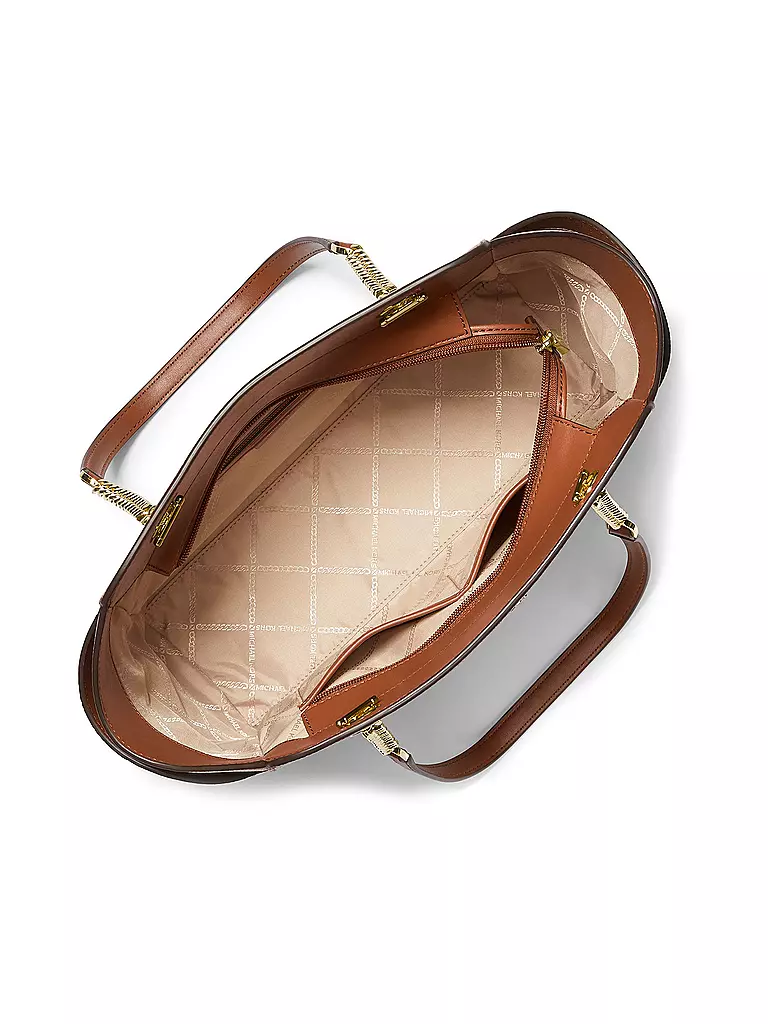 MICHAEL KORS | Ledertasche - Shopper JACQUELYN | dunkelgrün