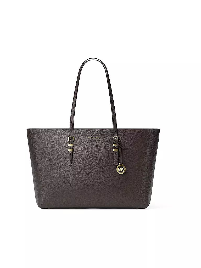 MICHAEL KORS | Ledertasche - Shopper QUINN Large | braun