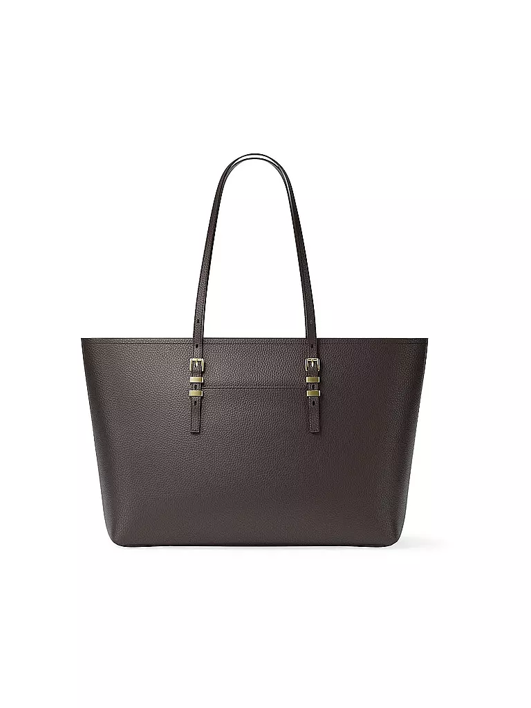 MICHAEL KORS | Ledertasche - Shopper QUINN Large | braun