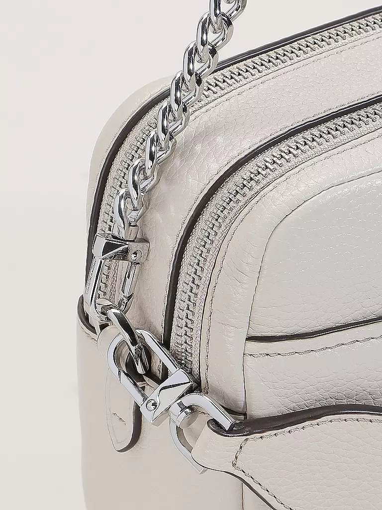 MICHAEL KORS | Ledertasche - Umhängetasche BRAYANT Medium | hellblau