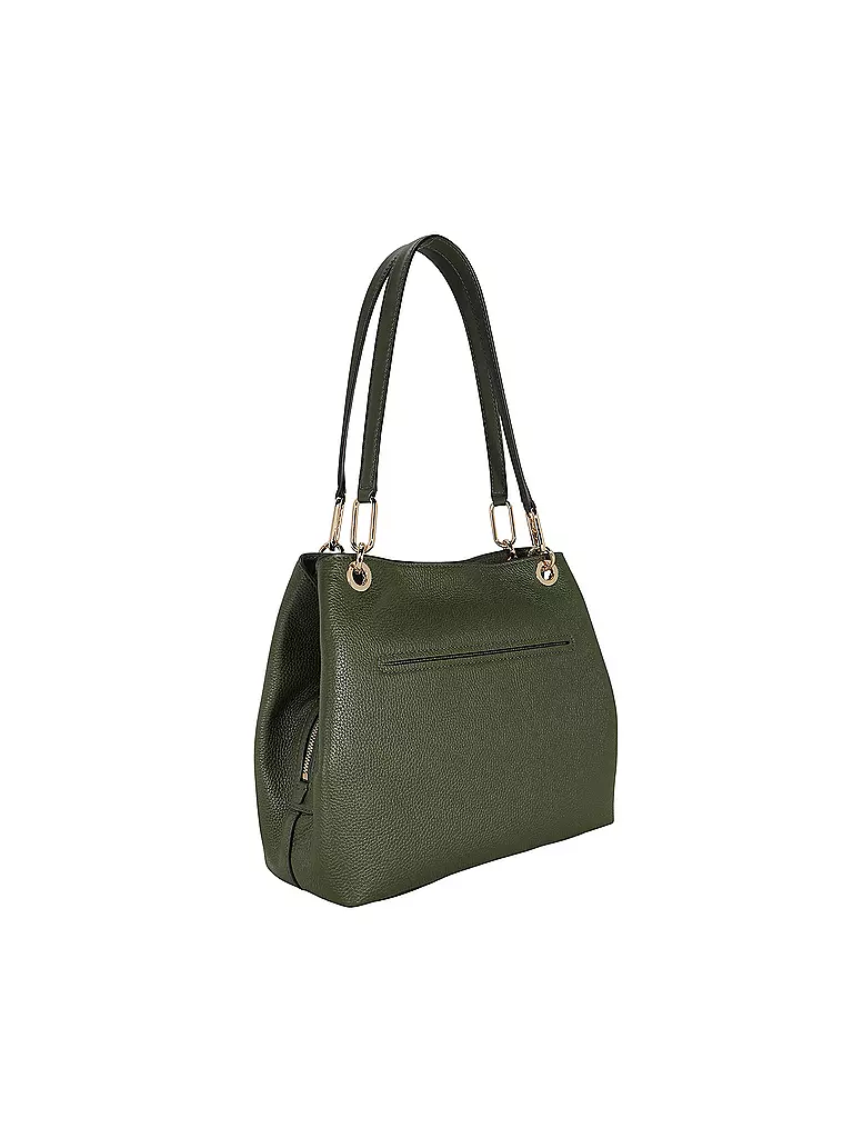 MICHAEL KORS | Ledertasche - Umhängetasche KENSINGTON Large | dunkelgrün