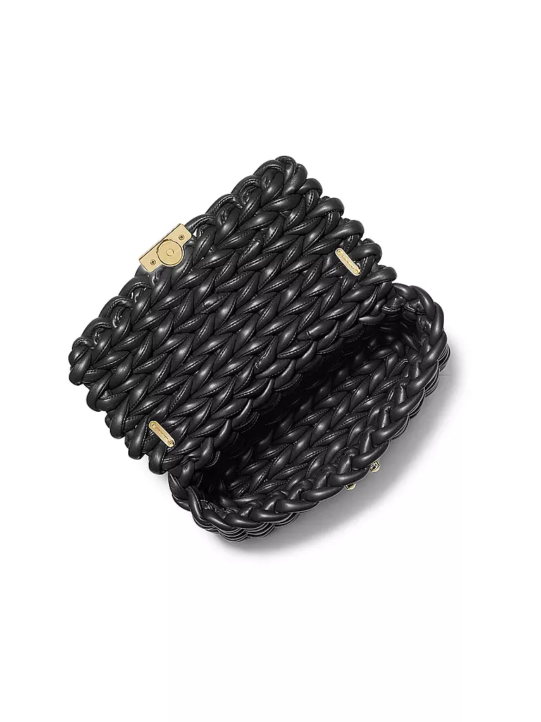 MICHAEL KORS | Ledertasche - Umhängetasche TRIBECA  | schwarz