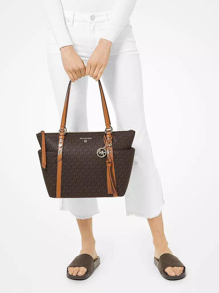 MICHAEL KORS | Tasche - Shooper SULLIVAN Medijm | braun