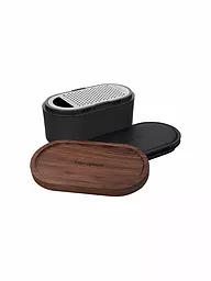 MICROPLANE | Handreibe mit Auffangbehälter Cashmere / Bamboo | Grau