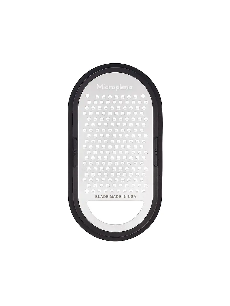 MICROPLANE | Handreibe mit Auffangbehälter Anthrazit / Walnuss | Grau