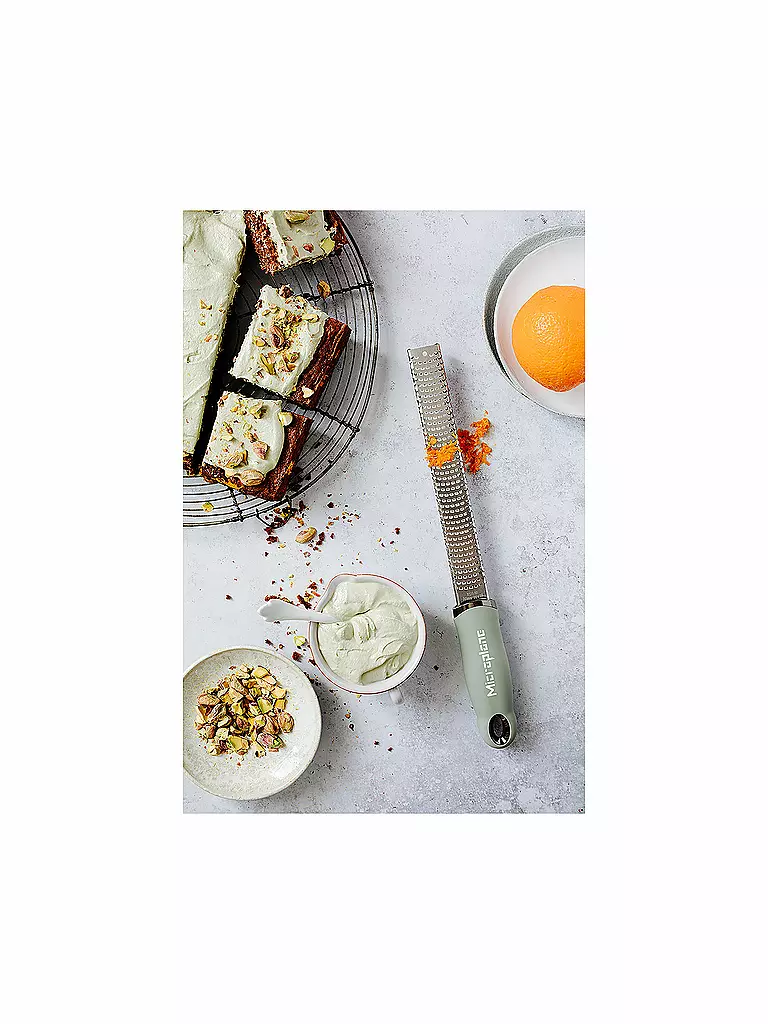 MICROPLANE | Premium Zester-Reibe Classic Salbeigrün | beige