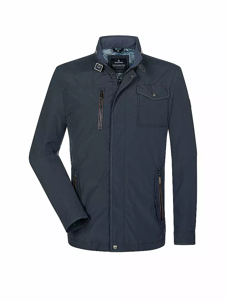 MILESTONE | Jacke Samir | blau