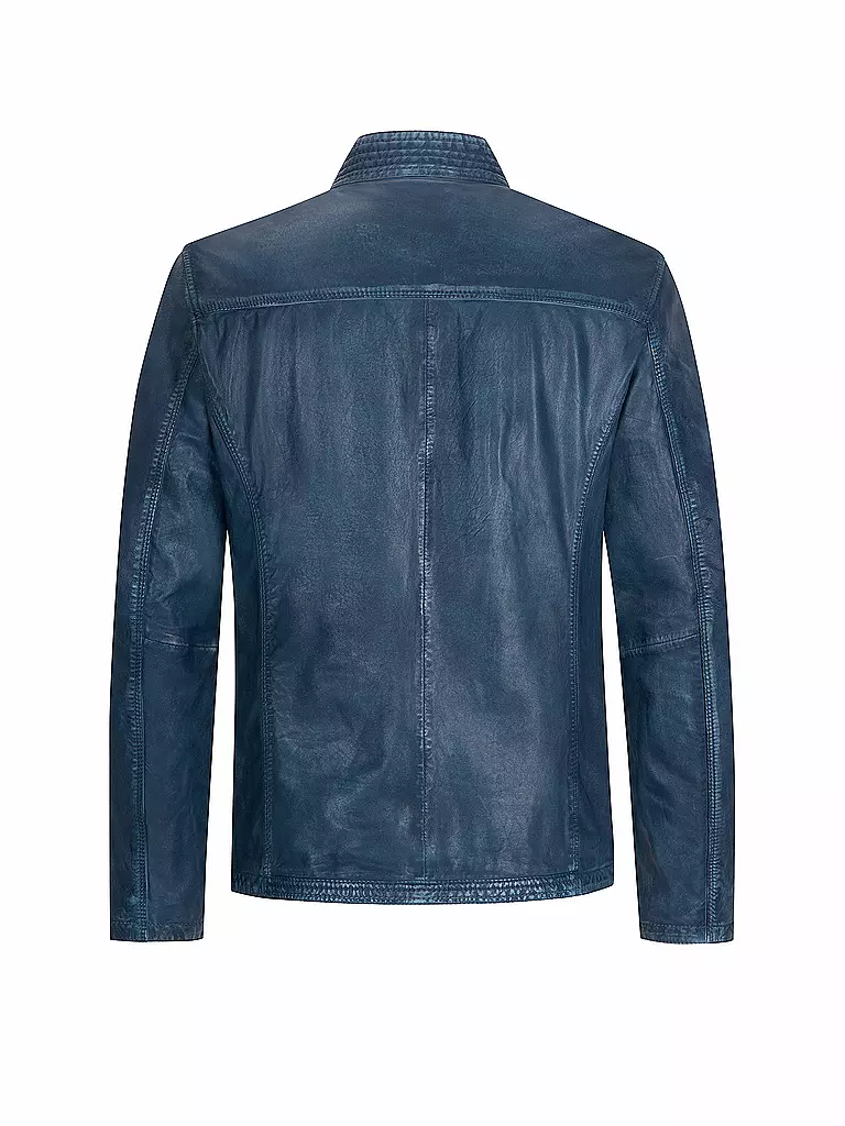 MILESTONE | Lederjacke MS-Monza | blau