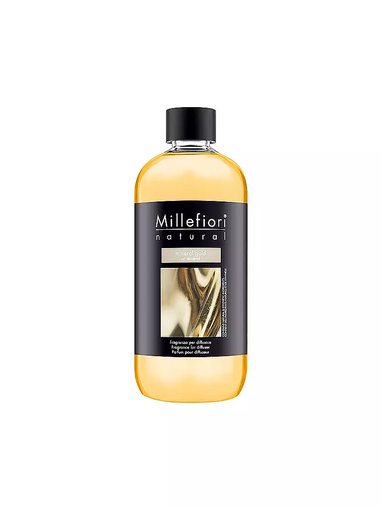 MILLEFIORI | Raumduft  Nachfüllung Mineral Gold 250ml | gelb