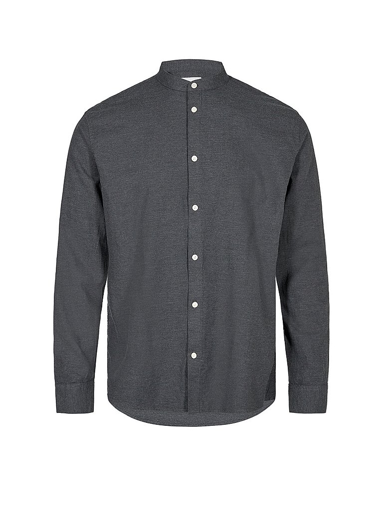 MINIMUM Hemd Anholt grau | M