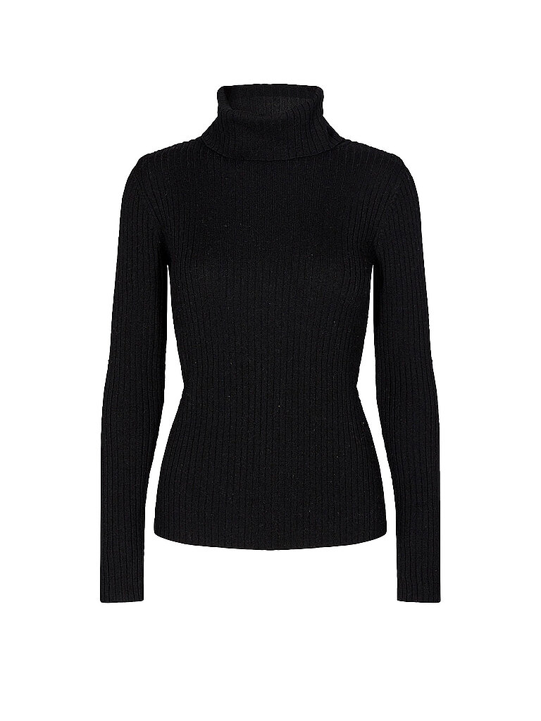 MINIMUM Rollkragenpullover  schwarz | XS