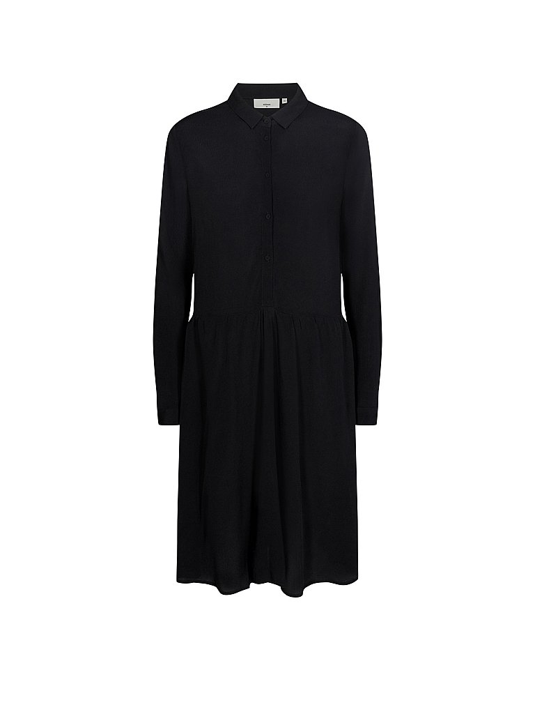 MINIMUM Hemdblusenkleid  Bindie  schwarz | 34