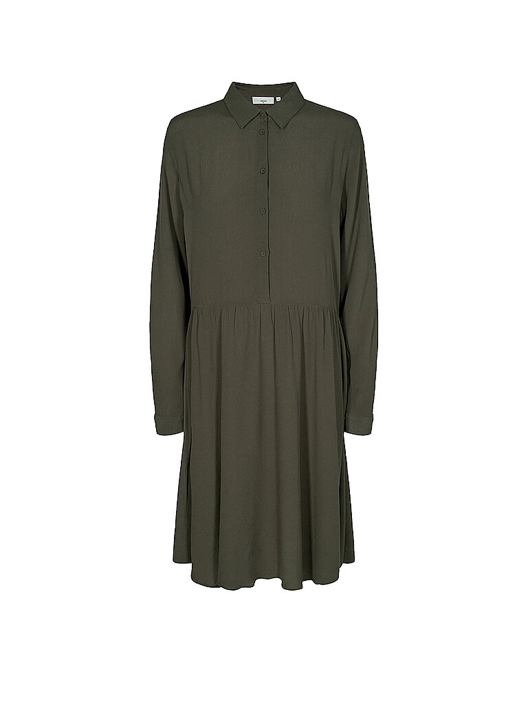 MINIMUM Hemdblusenkleid  Bindie  grün | 34