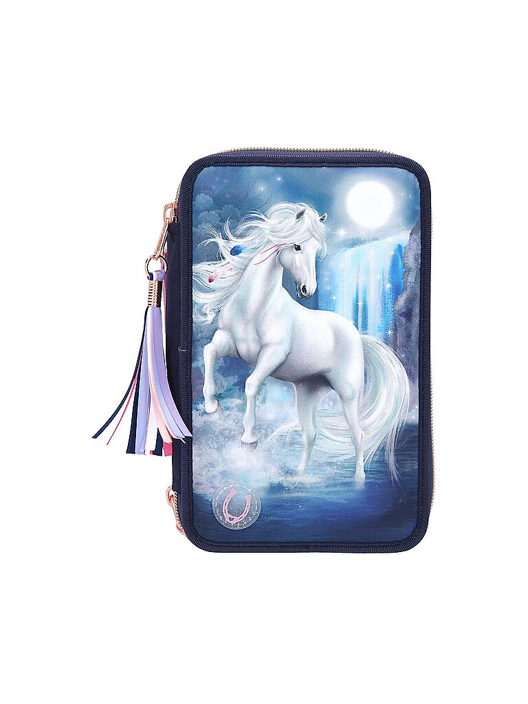 MISS MELODY | 3-Fach Federtasche mit LED | keine Farbe