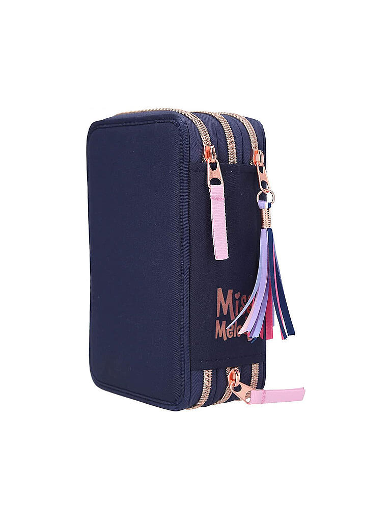 MISS MELODY | 3-Fach Federtasche mit LED | keine Farbe