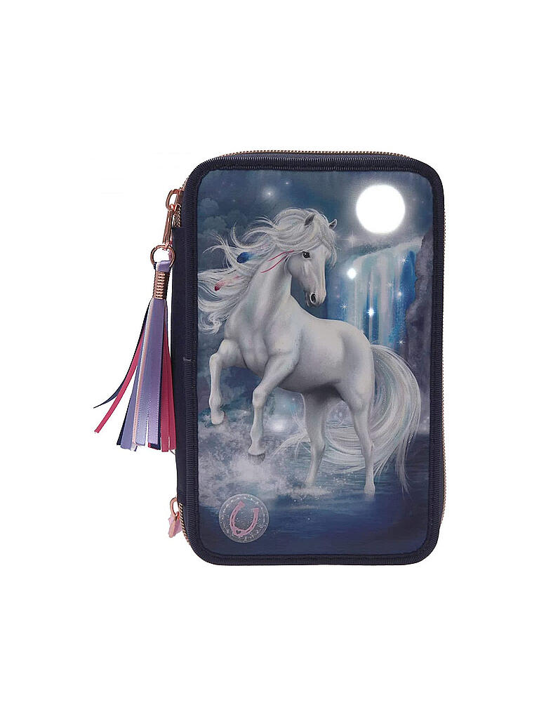 MISS MELODY | 3-Fach Federtasche mit LED | keine Farbe
