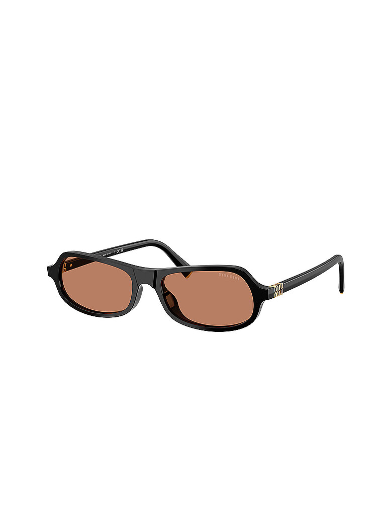 Miu Miu Damen Miu Miu MU B10SU 16K90Q Sonnenbrillen Acetat Schwarz Braun Geometrisch Normal
