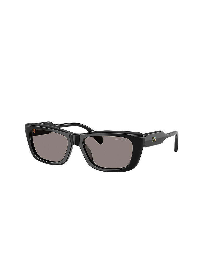 Miu Miu Damen Miu Miu MU B12S 16K80Q Sonnenbrillen Acetat Schwarz Grau Quadratisch Normal